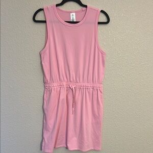 Pink Sleeveless Mini Dress